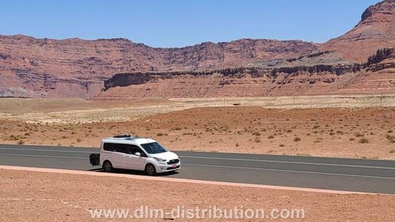 Easy driving Mini-T getting great gas mileage on tour through AZ, NV, NM, CA, TX